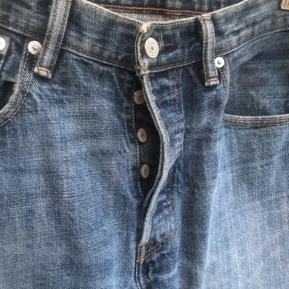Levi’s Original Button Fly 501 Jeans, Size 34X32 - Picture 5 of 9